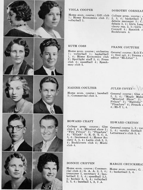 1933 Riverside Polytechnic High School Yearbook~Photos~Football~History~CA~++++