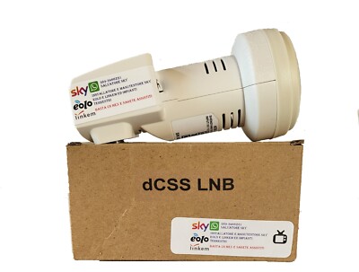 Sky LNB Illuminatore Occhiello per parabola dCSS Certificato MYSKYHD SKY Q 
