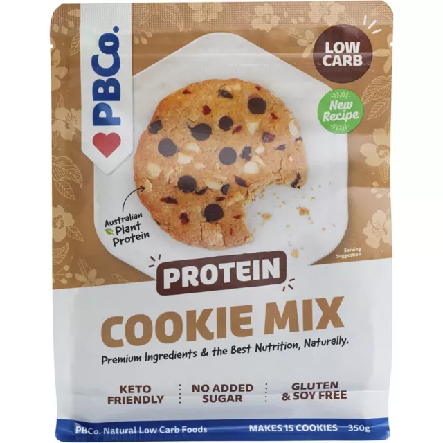 3 x 350g THE PROTEIN BREAD CO. Protein Cookies Plant Protein