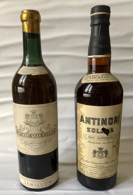 Antinori Gran Riserva e Antinori Solera