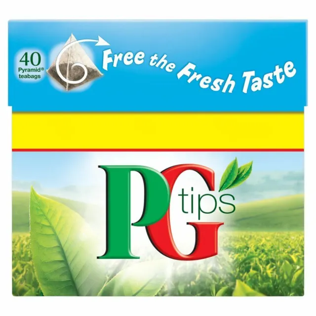 PG Tips - Sachets de thé - lot de 4 boîtes de 40 sachets