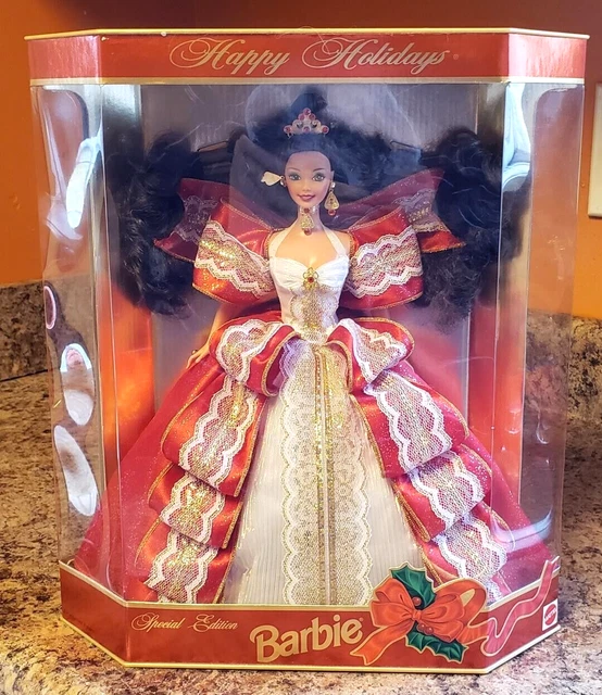 1997 holiday barbie with green eyes 2025