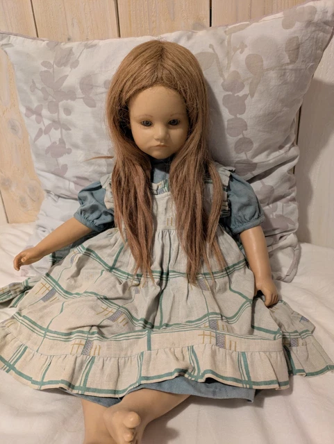 Poupée Porcelaine Gaby Schlotz 38 Cm - Poupée D'artiste De Collection