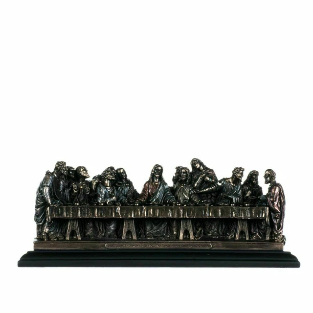 THE LAST SUPPER Jesus Christ Leonardo da Vinci Bronze Finish 10 Inches ...