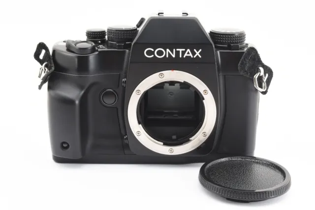 Read ! [Near MINT] CONTAX RX Data Back 35mm SLR Film Camera Black body JAPAN