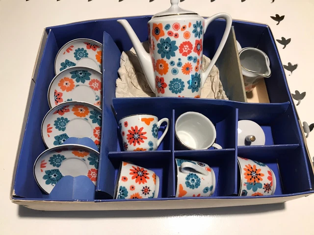 JOLIE DINETTE ANCIENNE En Porcelaine De Limoges Dans Son Coffret D'origine Tbe EUR 70,00 - FR