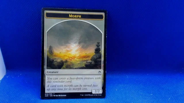 MTG Morph Token Masters 25 Token Creature Magic Card #015/015