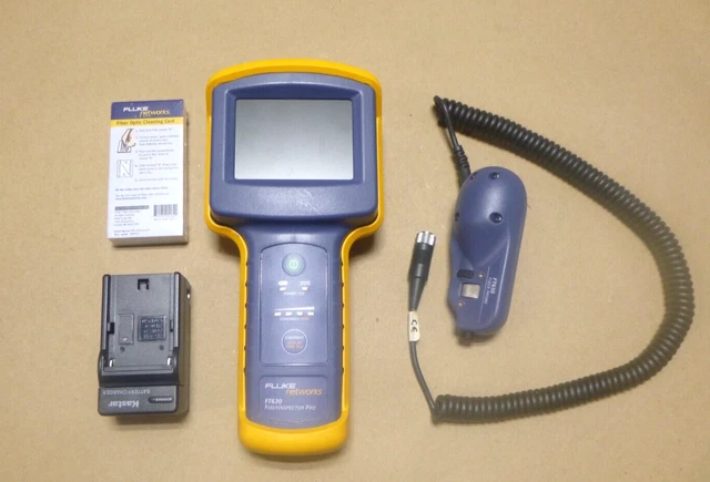 Fluke FT630 Fiber Inspector Pro W/ Fluke Networks FT650 Fiber Probe