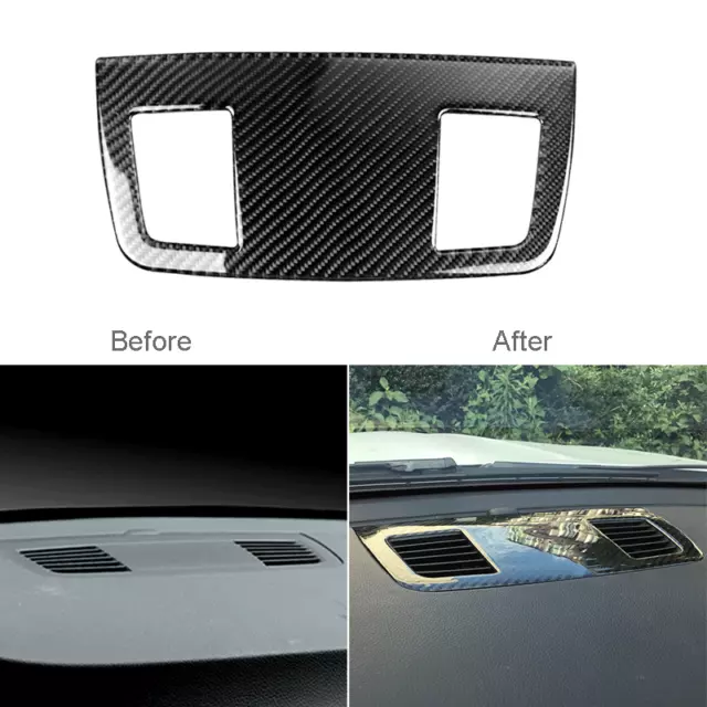 Carbon Fiber Sticker Car Inner Accessories Front Air Conditioning Vent  Outlet Decorative Cover Trim Strip For BMW 3 E90 E92 E93 - AliExpress