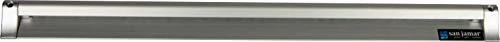 San Jamar CK6524A Anodized Aluminum Slide Check Rack 24" Length x 3/4" Width ...