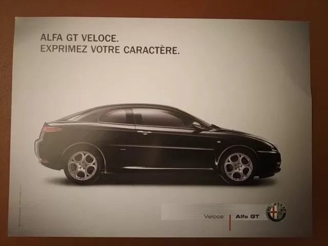 CATALOGUE / BROCHURE  ALFA ROMEO COUPÉ GT VÉLOCE 2006 1 pages FR