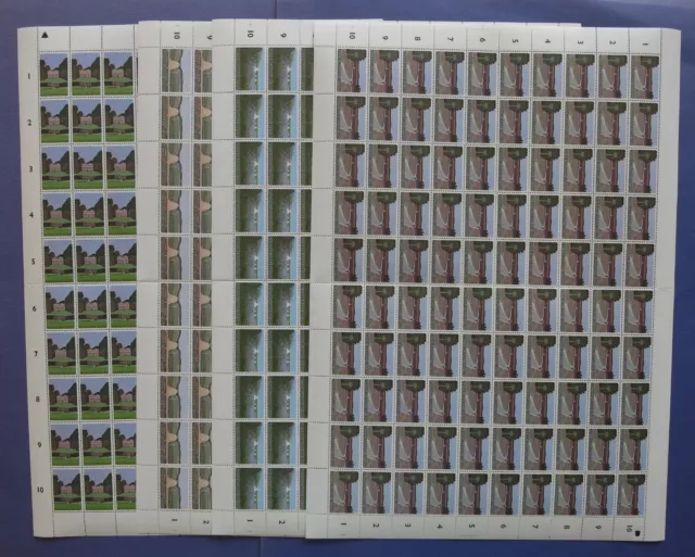 NVPH 1194-1197 COMPLETE VELLEN van 100 Zomerzegels 1980