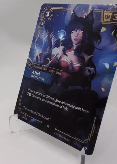 RIFTBOUND: AHRI - Inquisitive [OGN - 119/298] Lightly Played / English ...