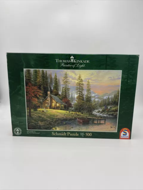 Thomas Kinkade Puzzle - 500 Teile - A  Paceful Retreat | Schimdt Spiele | TOP