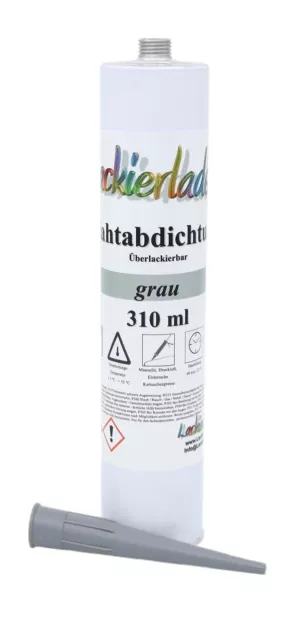 Nahtabdichtung Karosseriedichtmasse grau 310 ml | abdichten Kartusche Auto 2