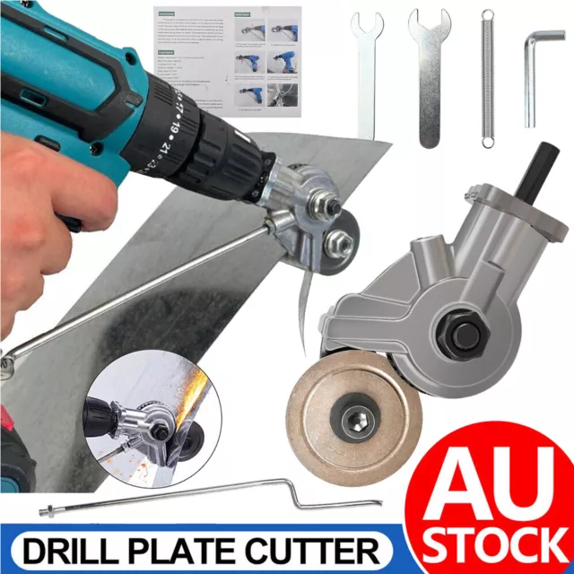 Safe and Durable Electric Drill Plate Cutter Attachment Electric Drill Shears