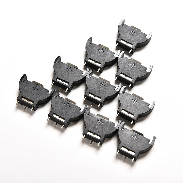 10X CR2025 CR2032 3V Button Coin Cell Battery Socket Holder Box Cas.wjj