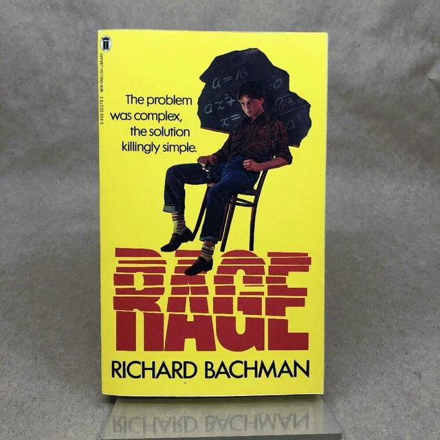 RAGE BY RICHARD Bachman, Stephen King (First UK Edition, NEL Paperback ...