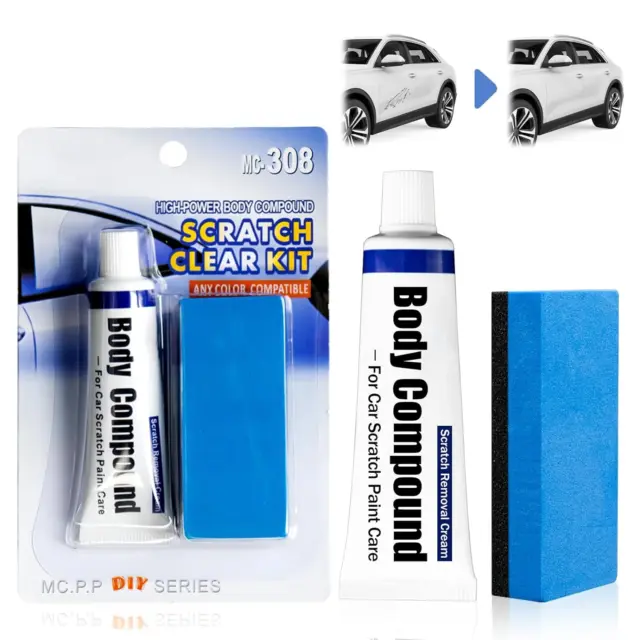 Kit Rimuovi Graffi , Vernice , Pasta Di Riparazione Di per Auto, Polish, Car Scr