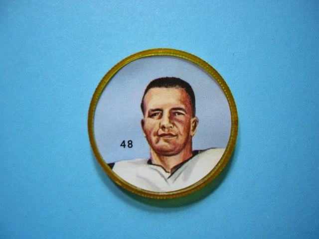 1963 Nalley's Humpty Dumpty Plastic Cfl Football Coin #48 John Barrow Sharp