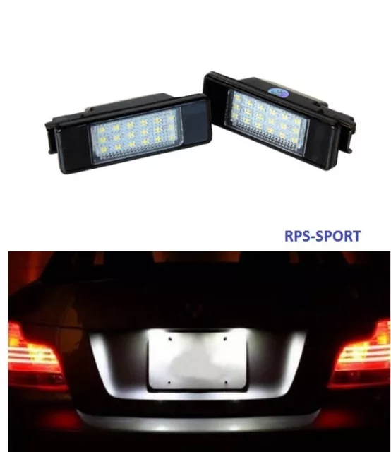 SET DE 2 FEUX ECLAIREUR DE PLAQUE IMMATRICULATION LED CITROEN DS3 Racing