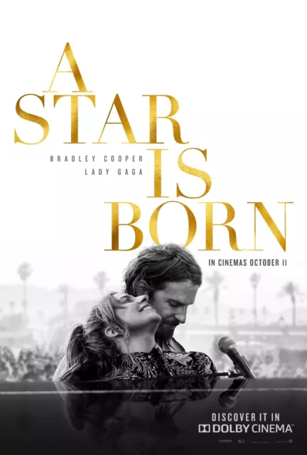 A Star Is Born Movie Poster Film A4 A3 Art Print Cinema #2