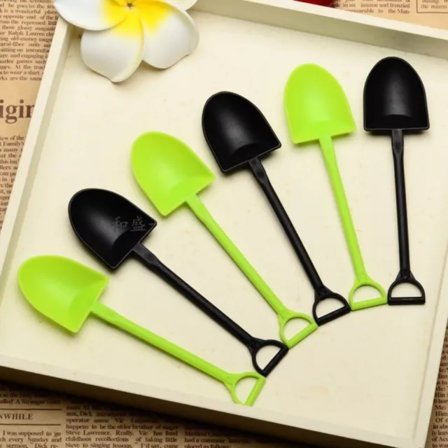 100pcs Small Plastics Spoon Thickened Ice Cream Shovel  Dessert