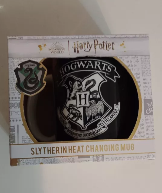 Harry Potter Hogwarts Crest Logo 16 oz Foil Travel Cup with Straw NEW  UNUSED