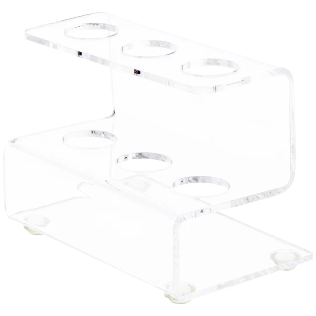 Plymor Acrylic Flatware Display Stand, 3.25" H x 4.5" W x 3"D (Holds 3 Utensils)