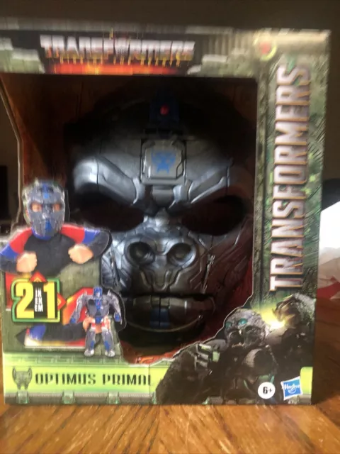 Transformers Rise of the Beasts 2-in-1 Converting Mask Figure Optimus Prime Toy
