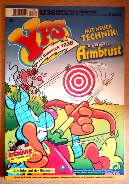 YPS  Nr. 1238  Comic  von  2000  ohne Gimmick  Das Kult-Heft  RAR !!!