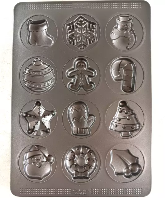 Martha Stewart Collection Christmas Candy Cookie Mold Pan Non Stick