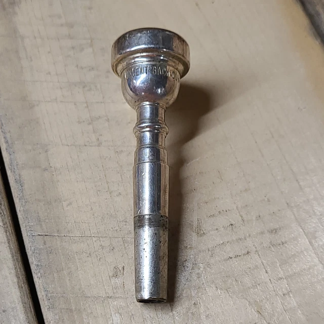 VINTAGE VINCENT BACH CORP. 7C Trumpet Mouthpiece Silver Plated 45.00