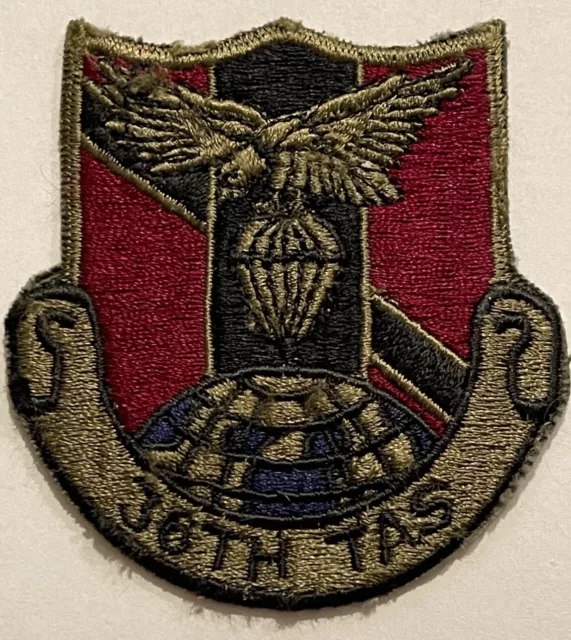 USAF US Air Force Patch 36th Tactical Airlift Squadron Embroidered Subdued