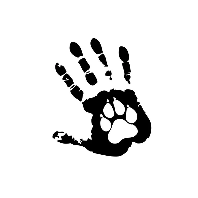 Palm Dog Funny Car Stickers Decals Vinyl Offroad Body Exterior Parts/Accessories