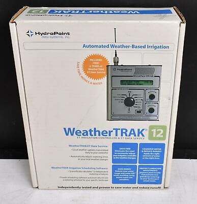 Weathertrak Sprinkler Controller Timer 12 Station Zone ET Irrigation Controller