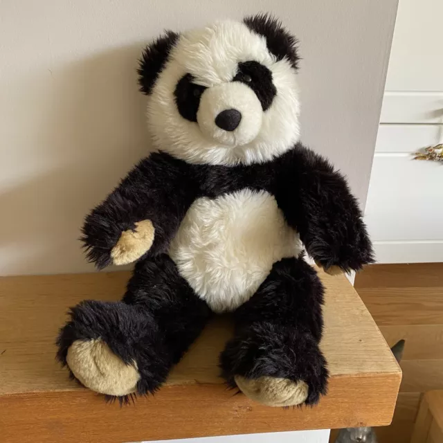 Build A Bear Black And White Panda Plush Soft Toy Cuddly 16" - Vgc