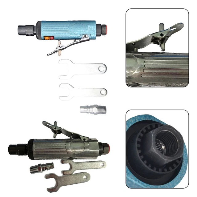 Molinilla neumática duradera amoladora neumática 23000 rpm azul/plata alta precisión