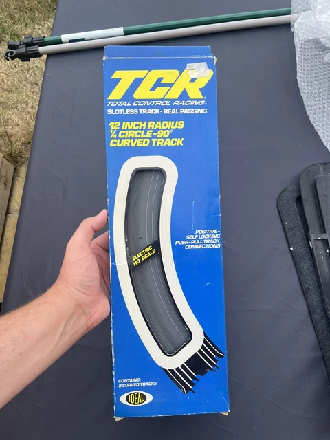 TCR Total Control Racing 12 Inch Radius Curved Track boxed N.O.S 3309-2