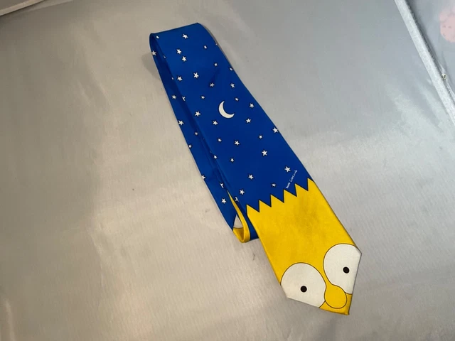 Vintage Bart Simpson Neck Tie 1994 20th Century Fox Balancine 100% Silk