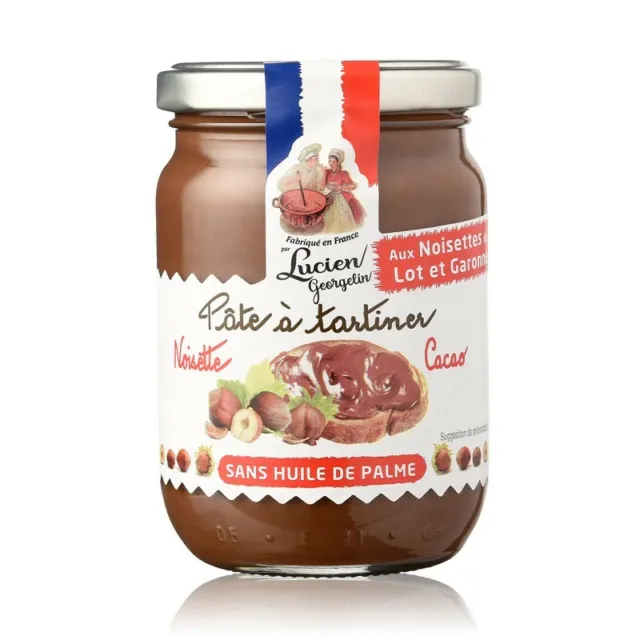 Crema al cioccolato nocciola crema di noci originale dalla Francia senza olio di palma 400 g!