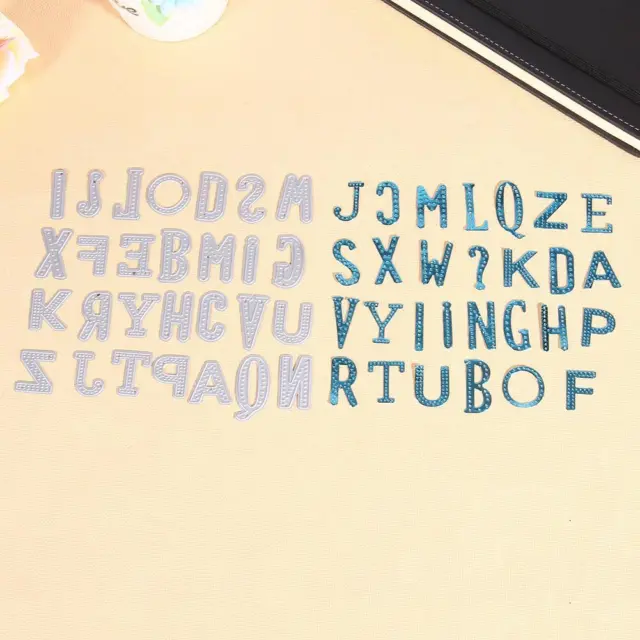LF# 28pcs Slogan Series DIY Cutting Dies Stencil Scrapbook Embossing Template