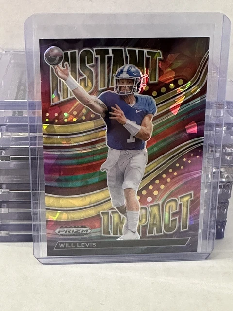 Will Levis 2023 Prizm Draft Picks Instant Impact Rookie Card Titans II-3