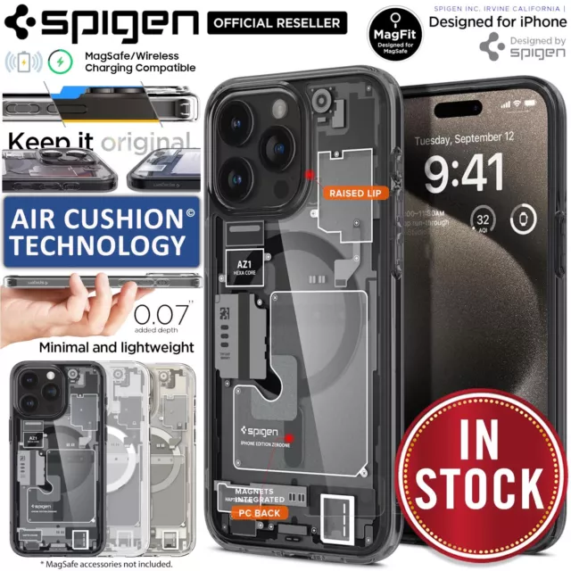 For iPhone 15/ Pro/ Max/ Plus Case SPIGEN Ultra Hybrid Zero One Cover