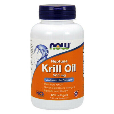 NOW Foods Neptune Krill Oil 500mg  120 Softgels NOW1626