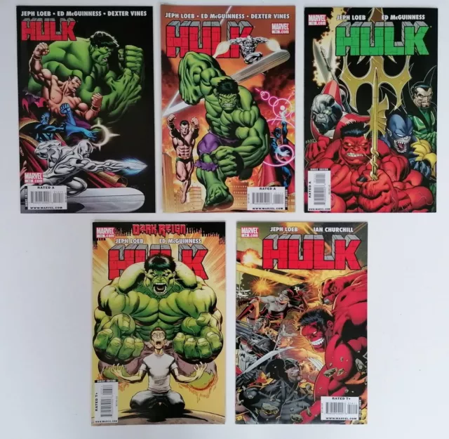 Hulk Vol.2 10, 11, 12, 13 & 14 - 2008 - Red Hulk Marvel Comics First Print Lot