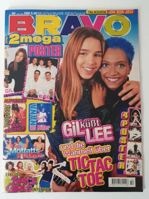 Bravo 50 vom 4.12.1997 Gil & Lee / Spice Girls / NANA / Bon Jovi / Verve (C399)