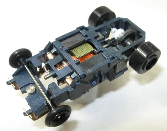 Tyco Slot Car - 3.5 OHM BANDIT *NARROW PRO 8 POLYMER,O-RINGS,*WICKED FAST* /Tomy