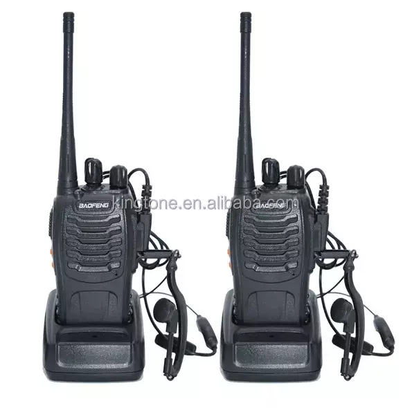 Baofeng BF-888S 400-470MHz Two-way Radio Walkie Talkie 1500mAh Long Range 2 pcs