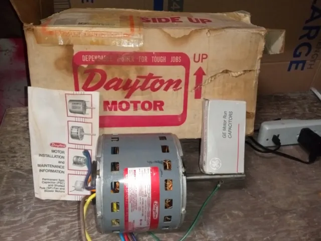 Vintage Dayton direct drive blower motor 4m099
